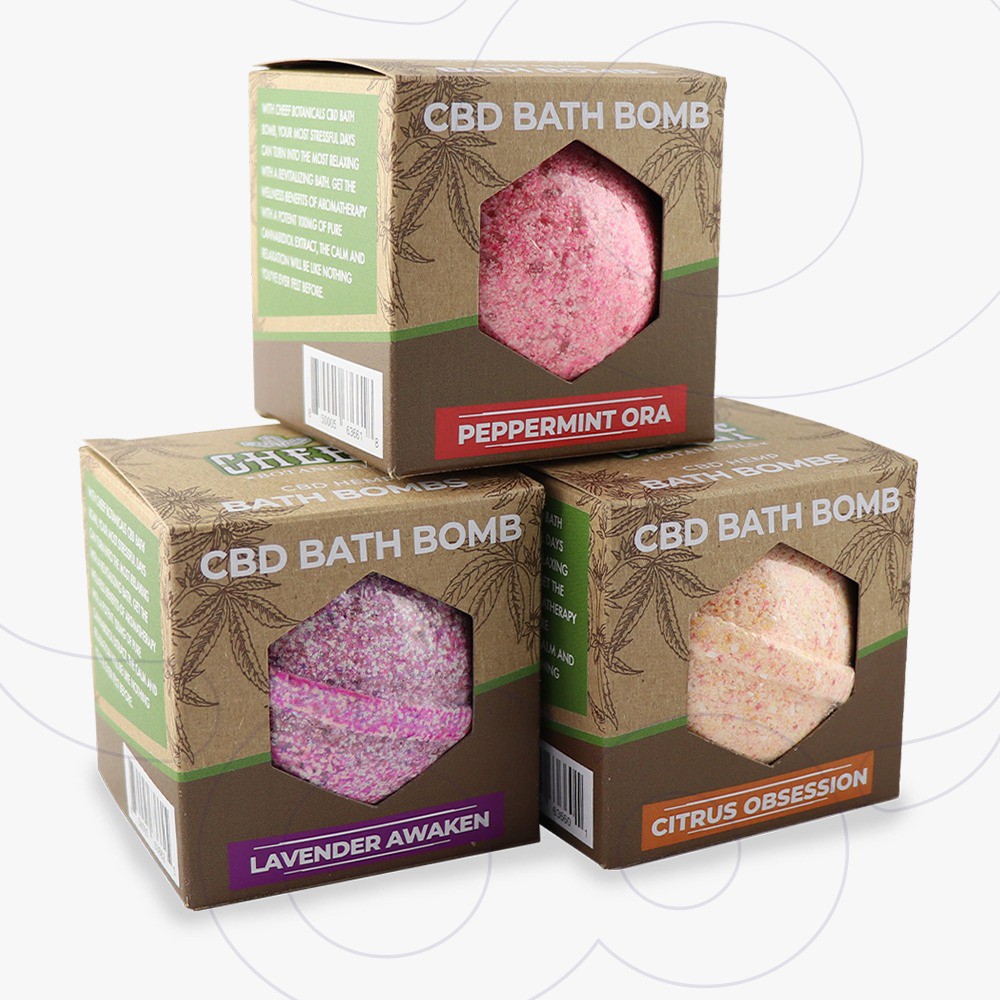 Custom CBD Bath Bomb Boxes Custom CBD Bath Bomb Boxes