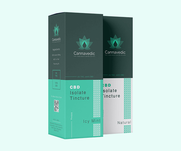 Custom Printed Cannabis CBD Tincture Boxes