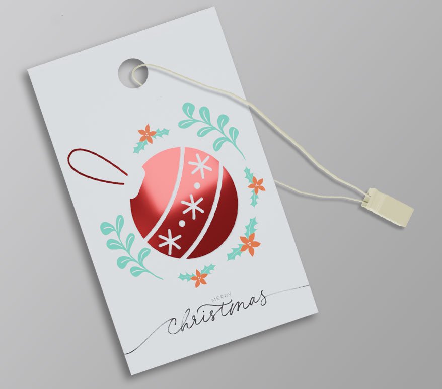 Print Xmas Gift Tags Wholesale
