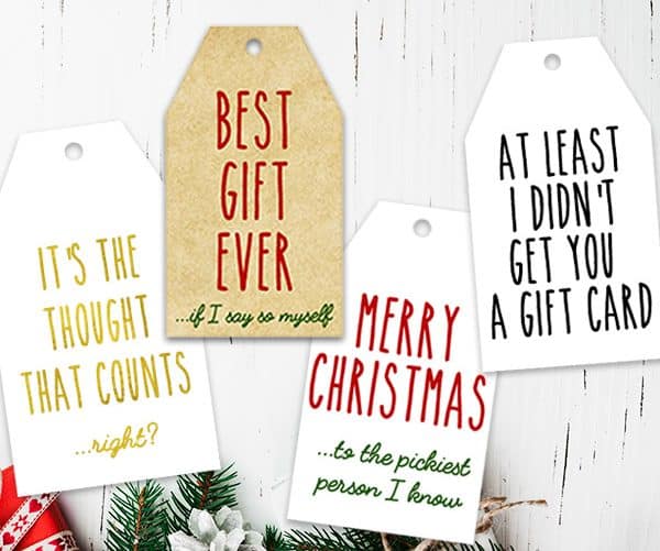 Print Xmas Gift Tags